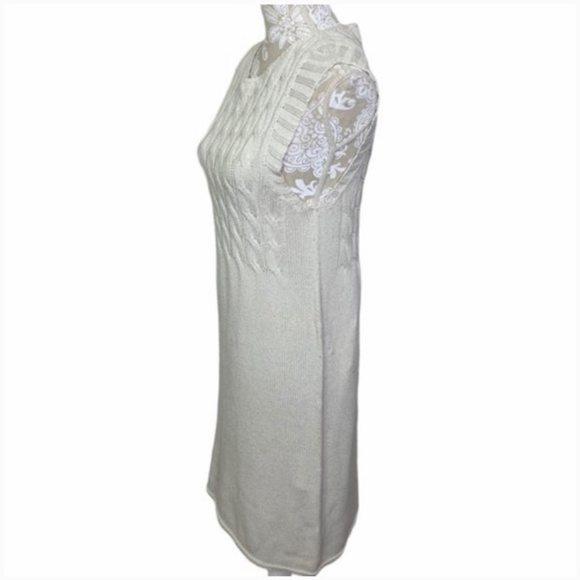 Zara Sweater Sheath Dress MEDIUM Sleeveless 1428 - Picture 3 of 7